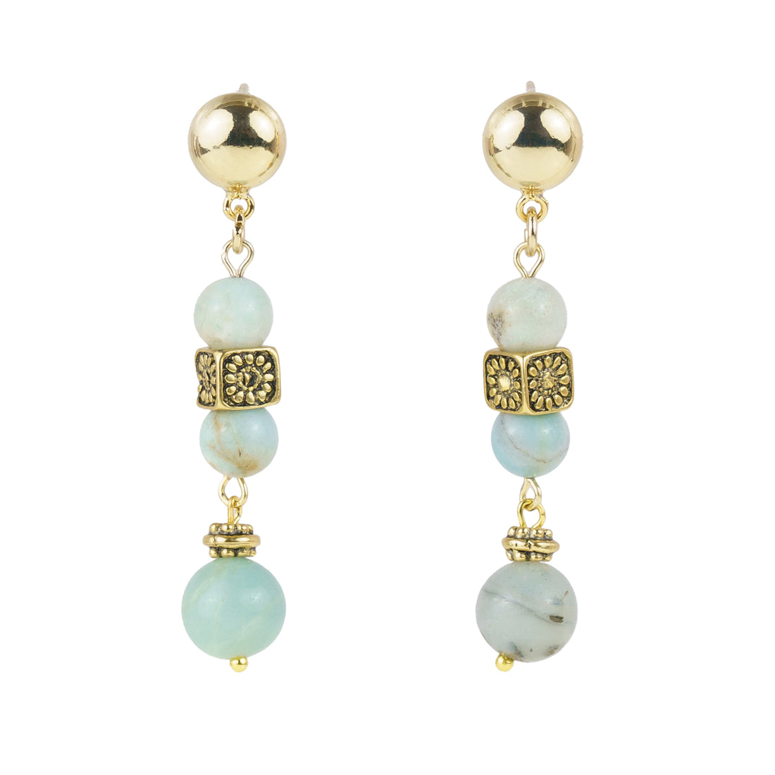 Orecchini pendenti in pietre dure