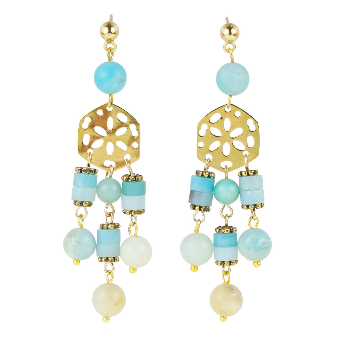 Orecchini pendenti in pietre dure