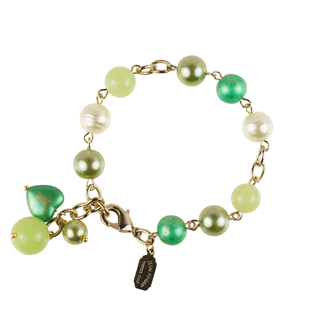 Pulsera de perlas de colores