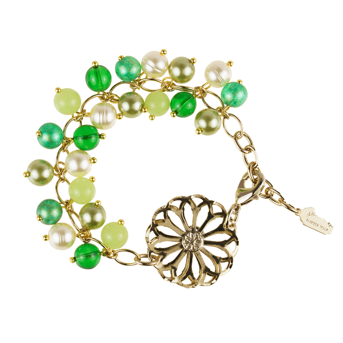 Pulsera de perlas de colores