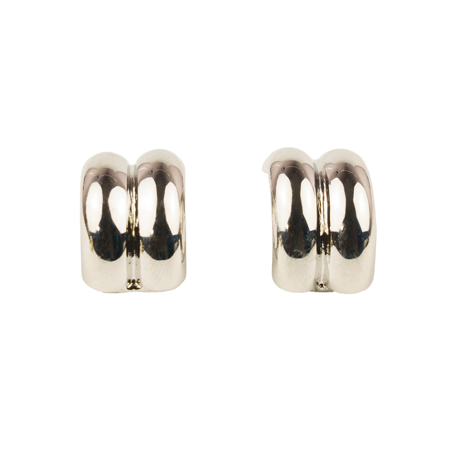 2 semicircle earrings