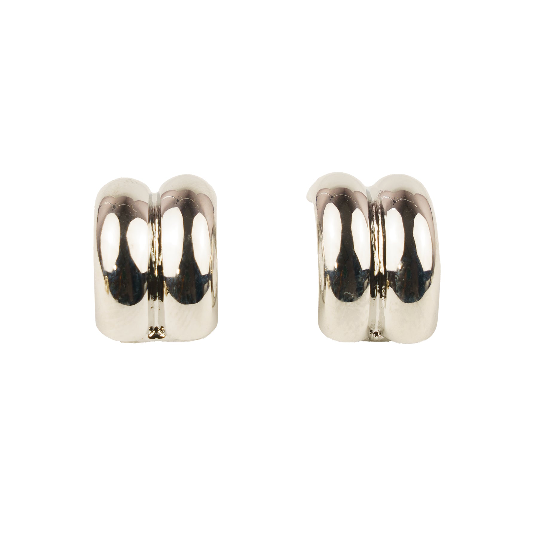 2 semicircle earrings