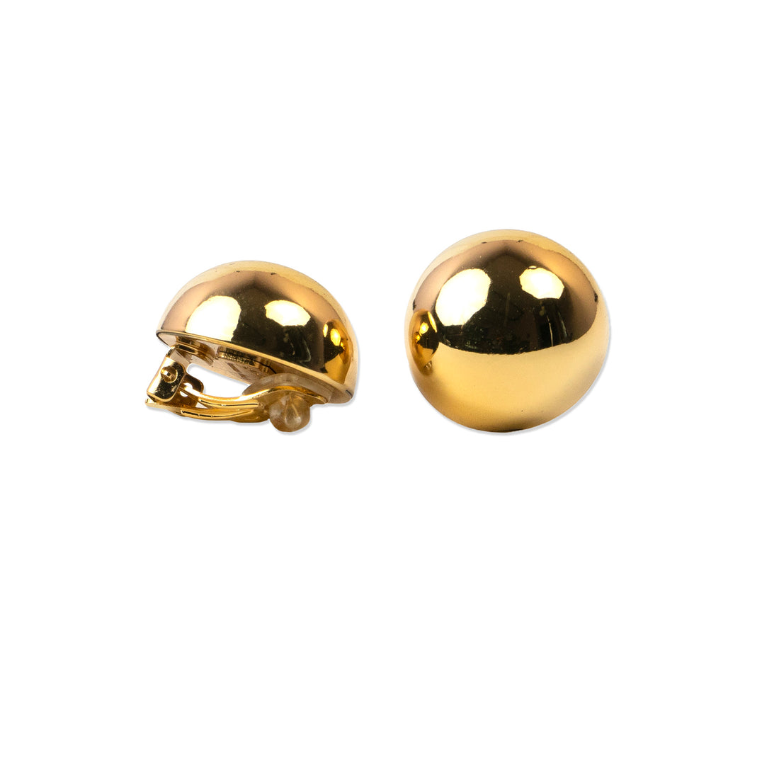 Button earrings