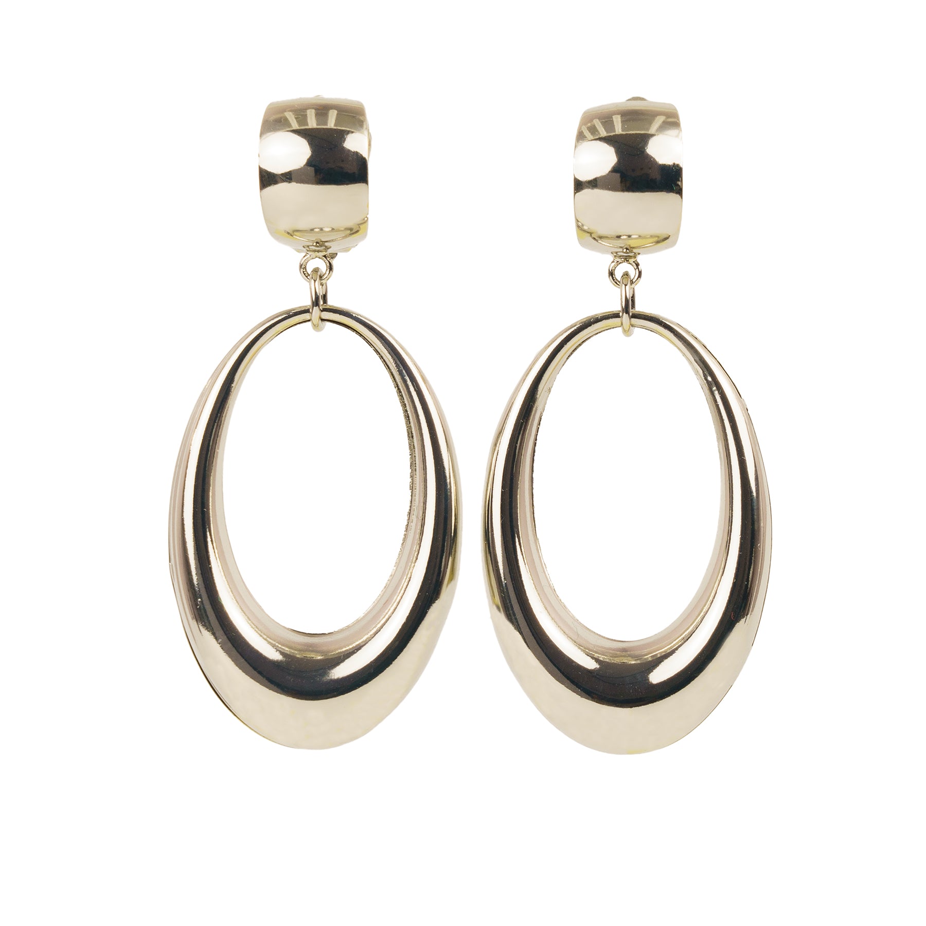 3 semicircle earrings