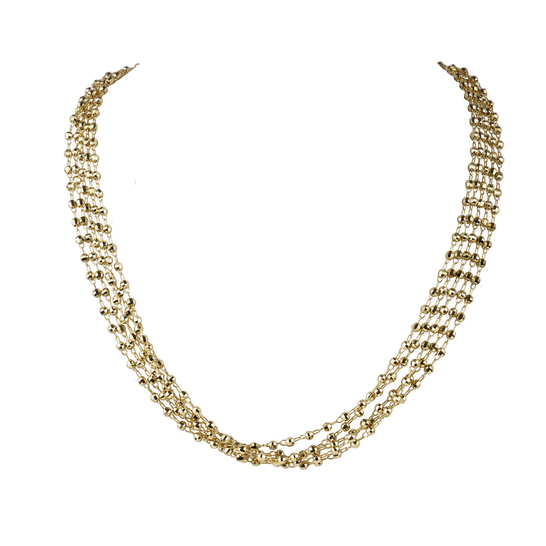 Collar de cadena de eslabones ovalados