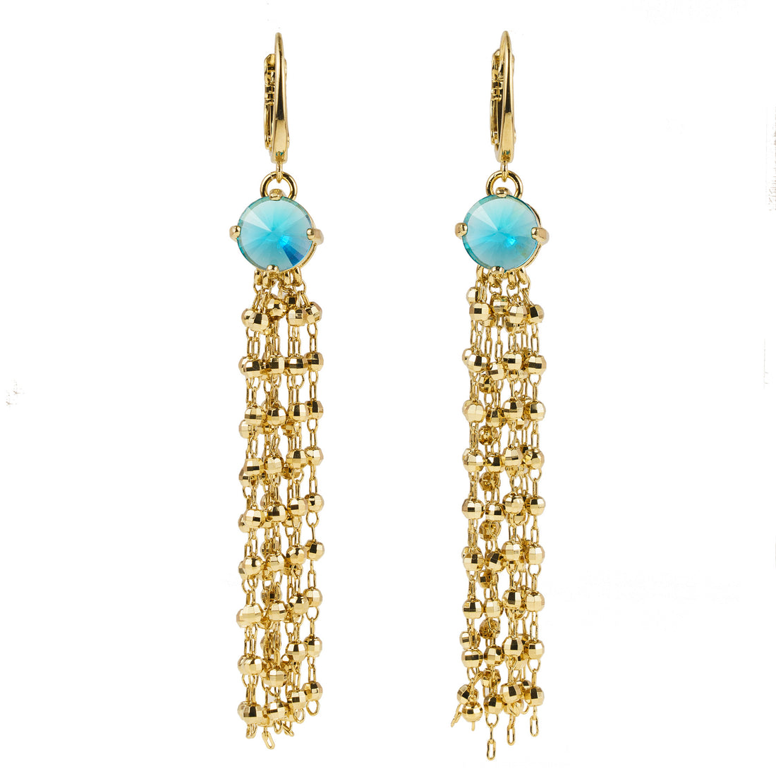 Orecchini pendenti a frangia