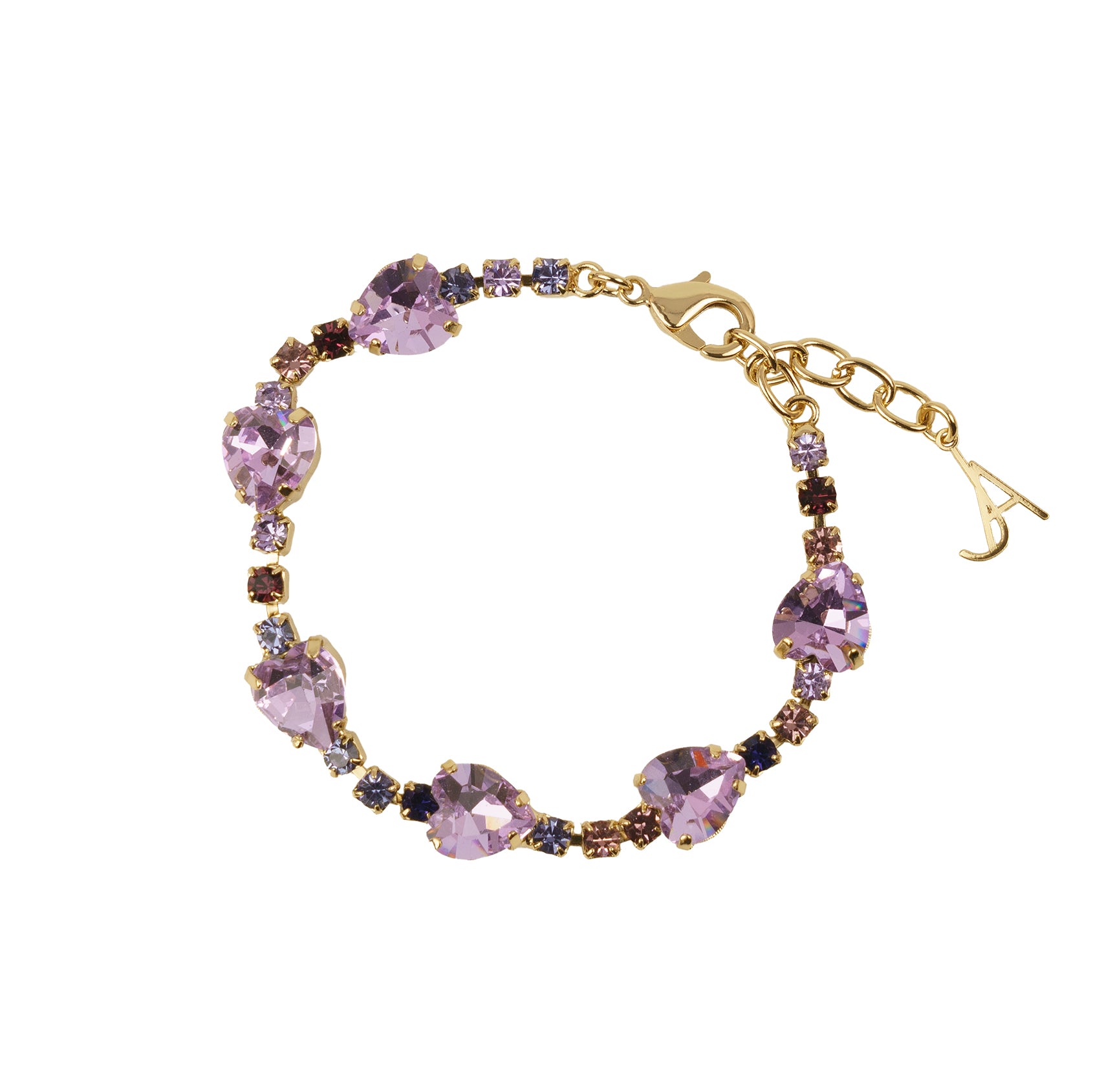 Bracciale con cuori