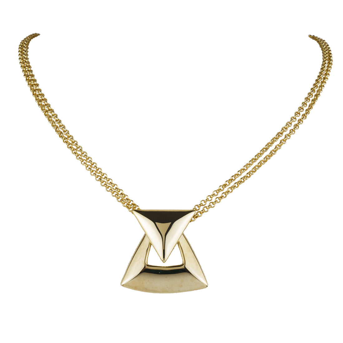 Collar de cadena de eslabones ovalados