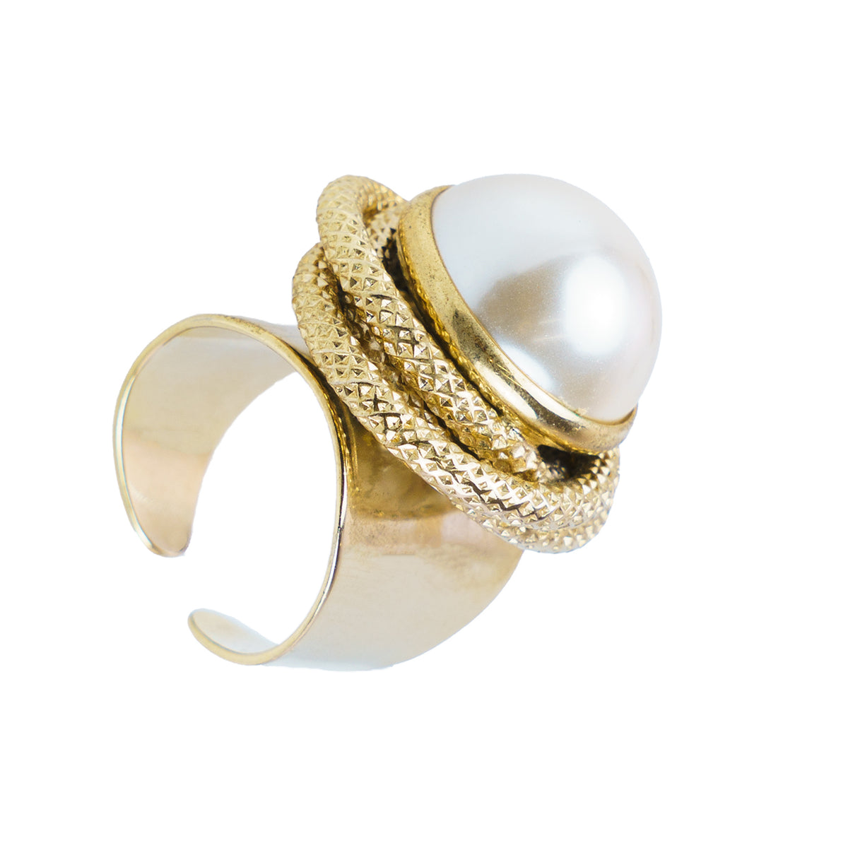 Anello con perla