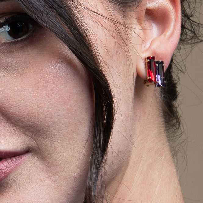Pendientes con cristales
