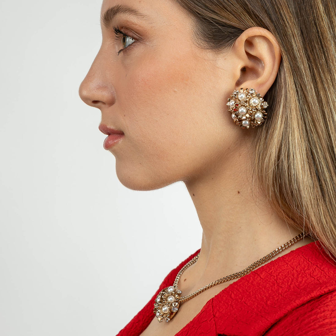 Pendientes colgantes de perlas