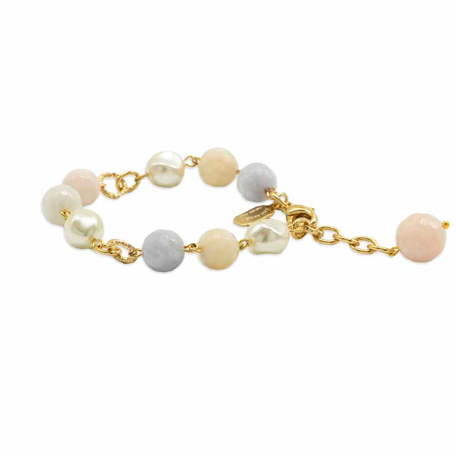 Bracciale di pietre dure e perle