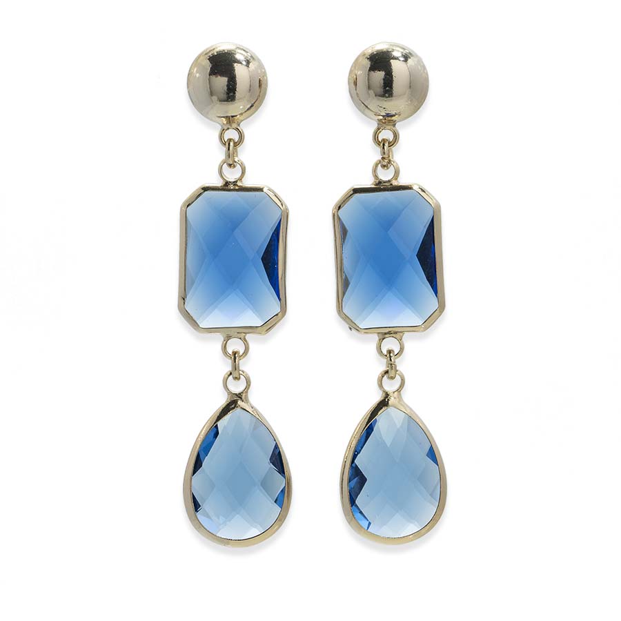 Crystal drop earrings