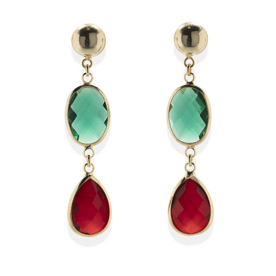 Crystal drop earrings