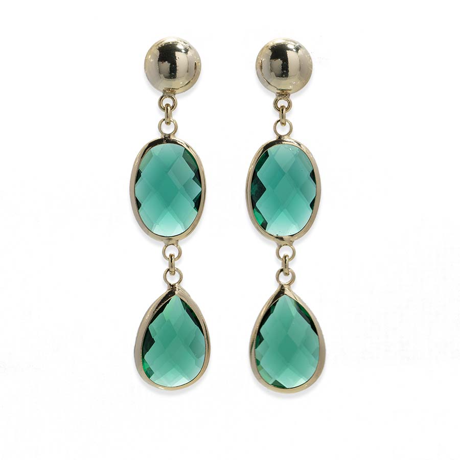 Crystal drop earrings