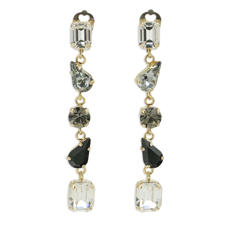 Crystal drop earrings