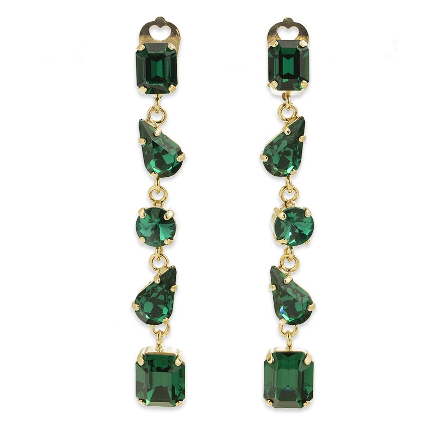 Crystal drop earrings