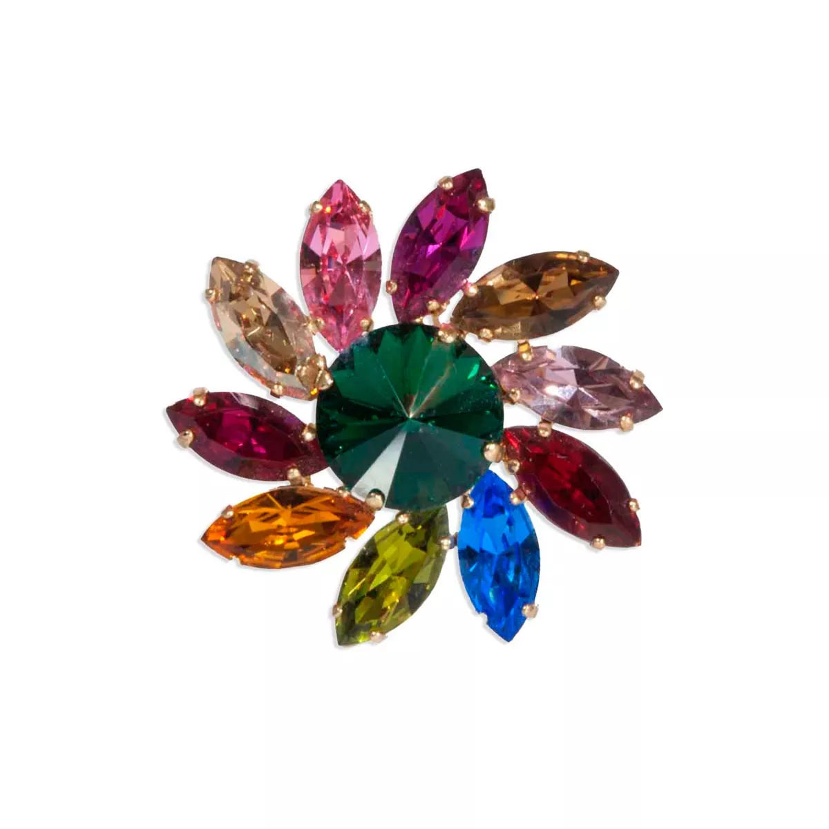 Crystal brooch