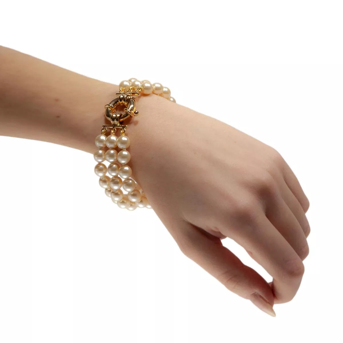 3 strand pearl bracelet