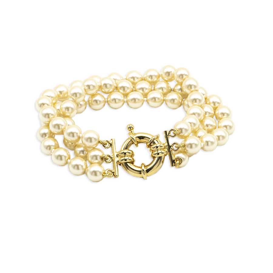 3 strand pearl bracelet