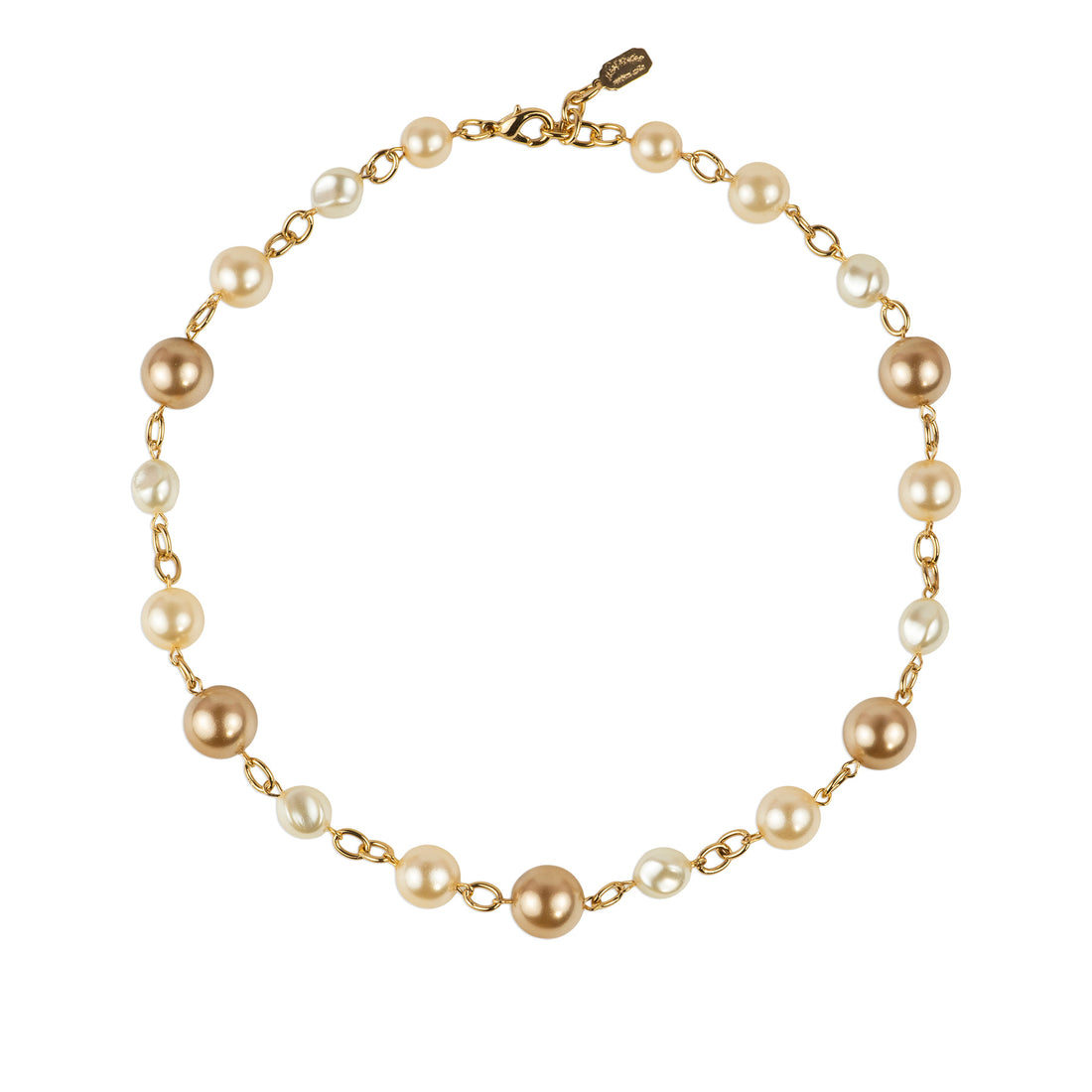 Pearl mix choker necklace