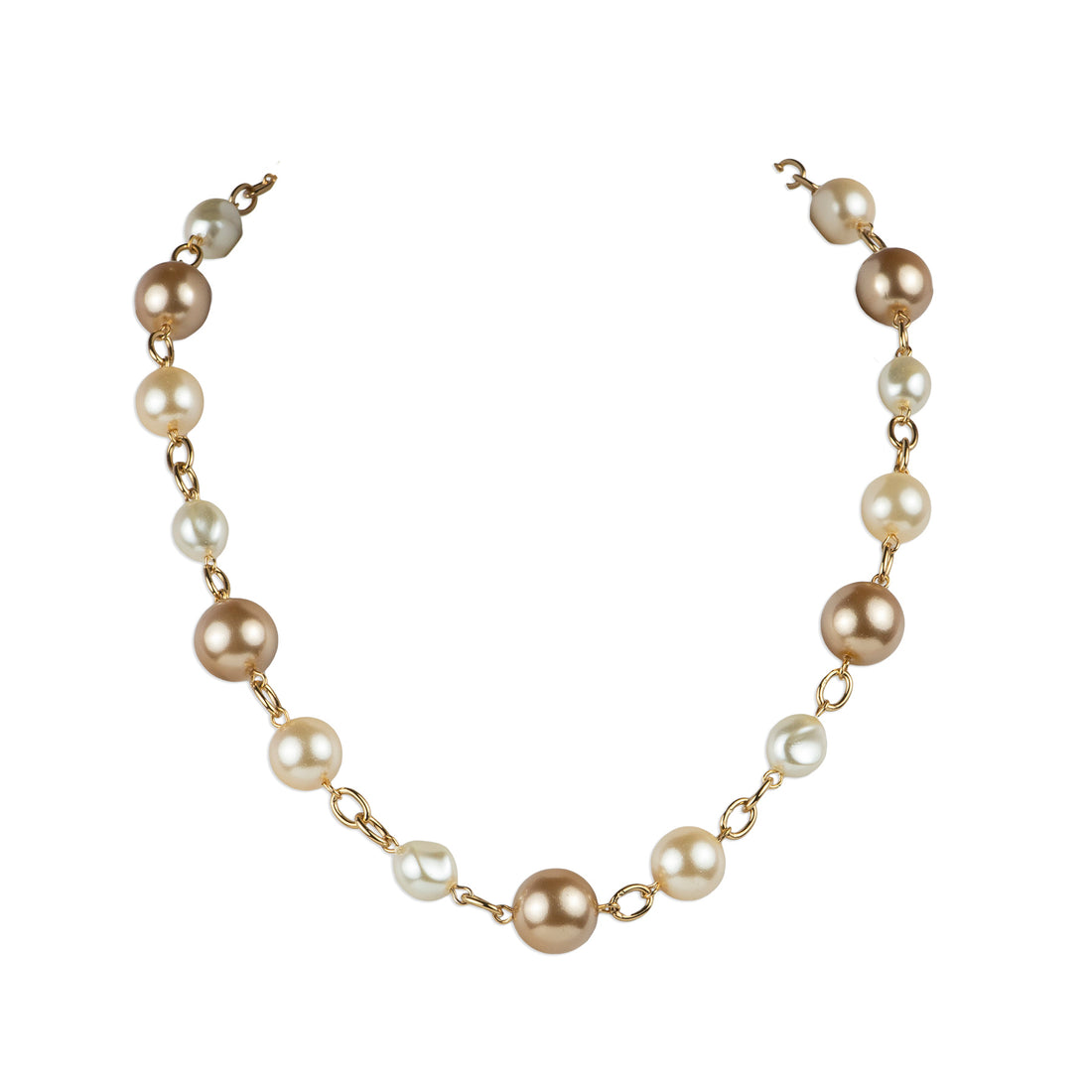 Pearl mix choker necklace