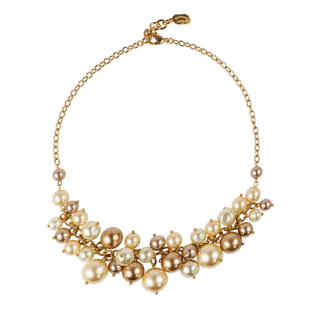 Collana girocollo charms mix di perle