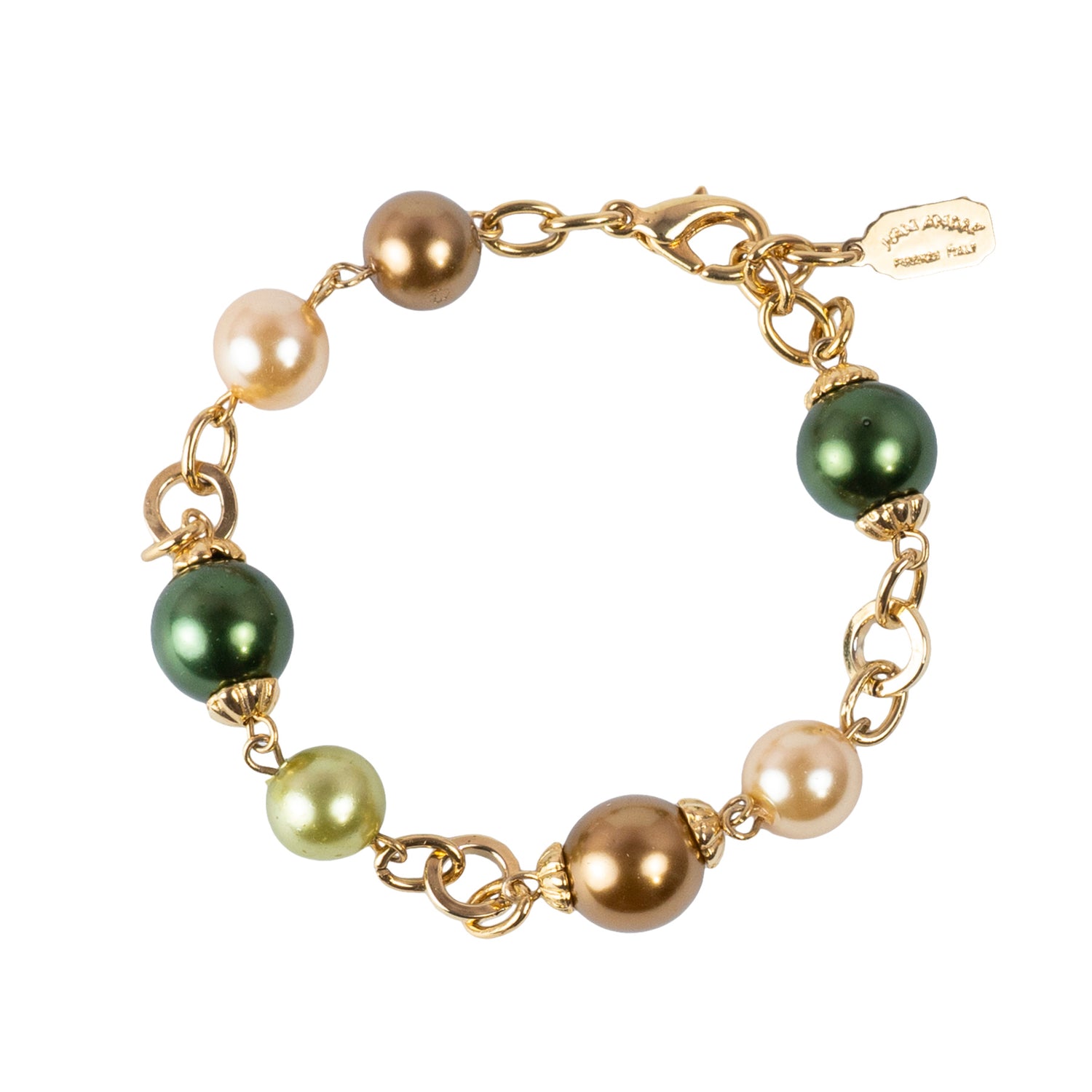 Colorful pearl bracelet