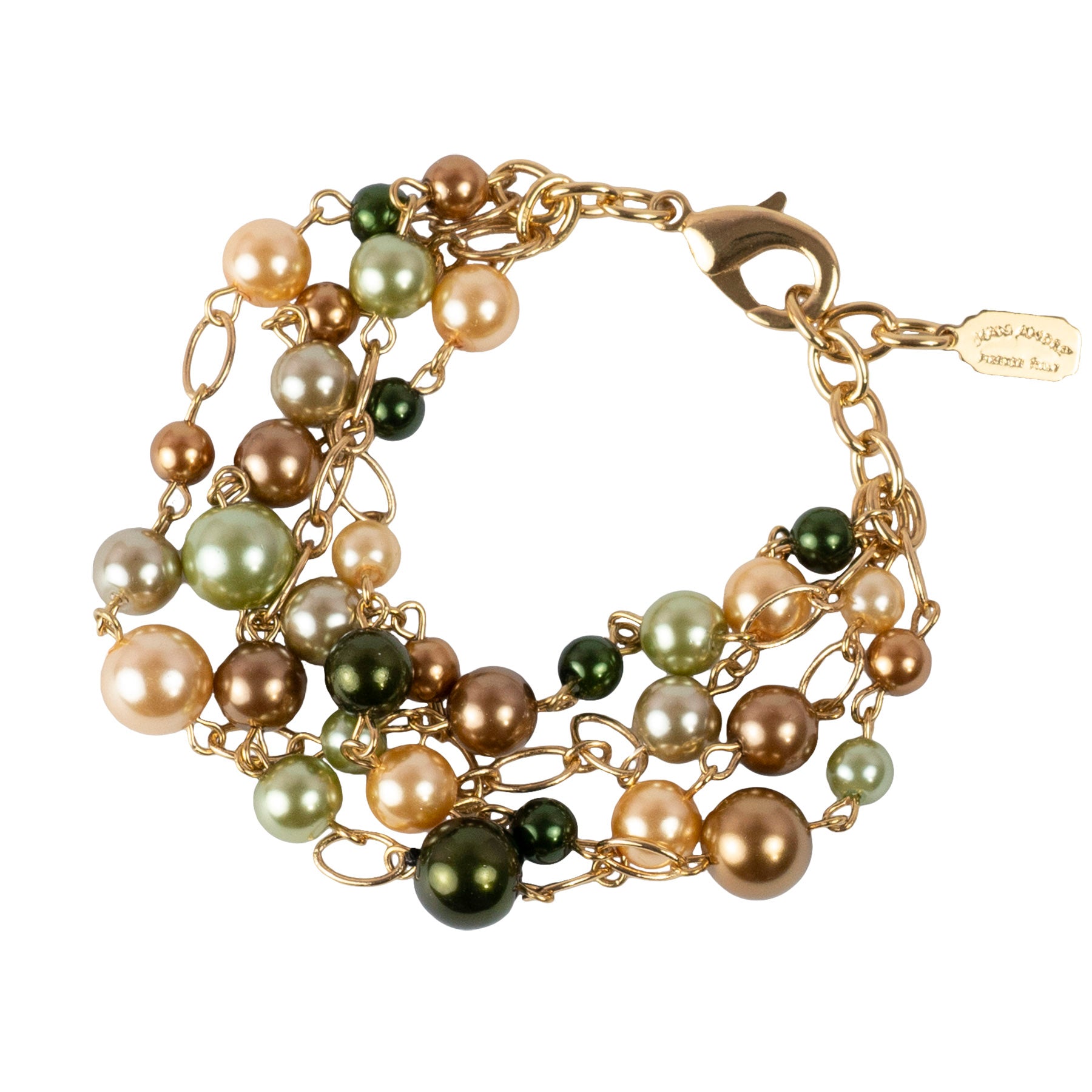 Colorful pearl bracelet