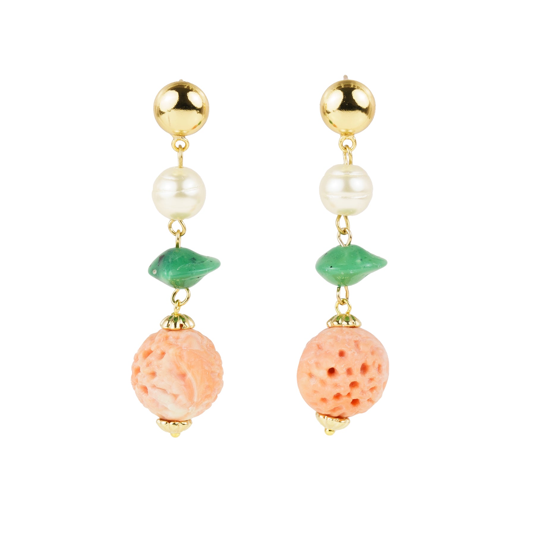 Pendientes colgantes con pez