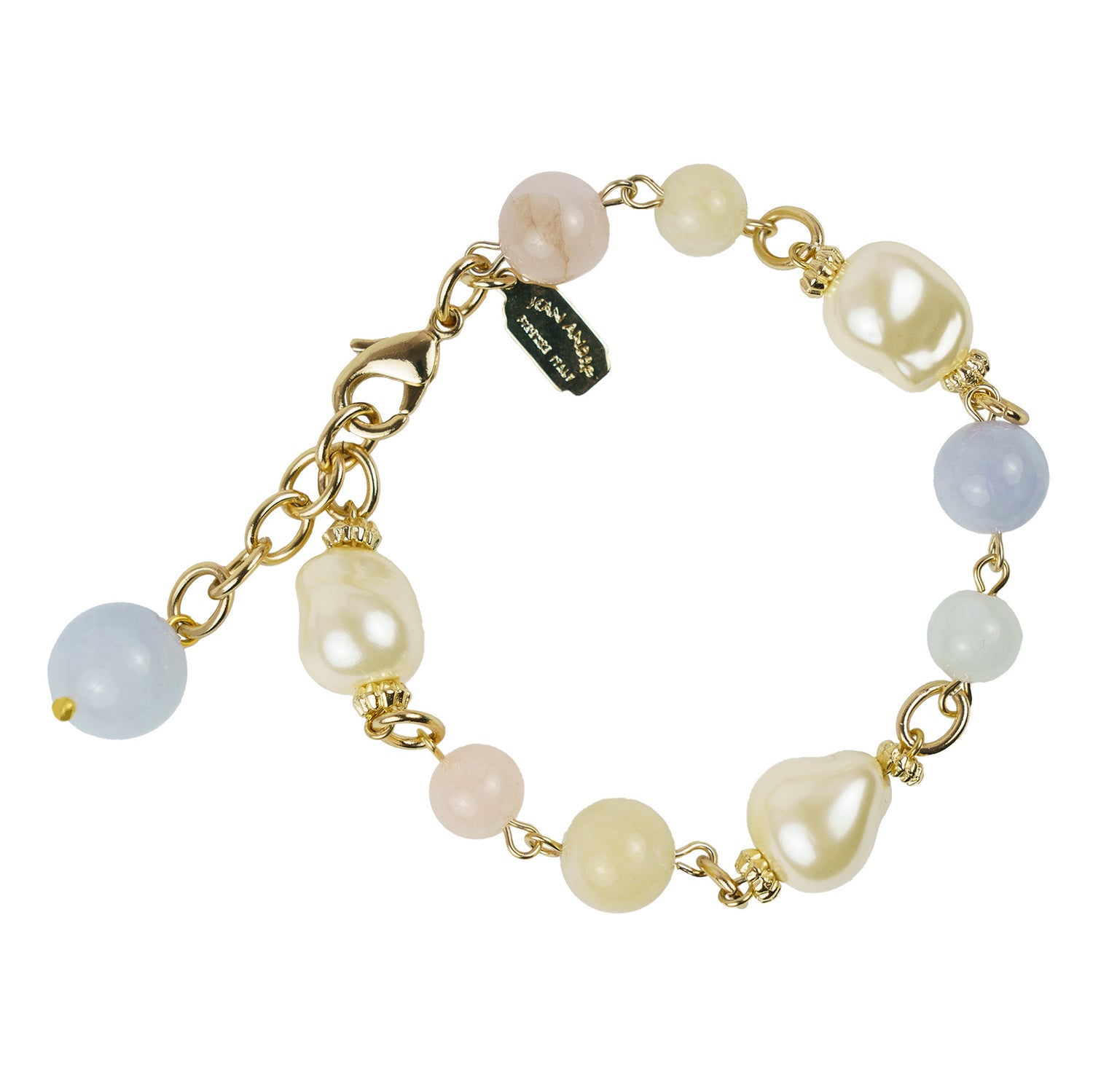 Bracciale di pietre dure e perle barocche