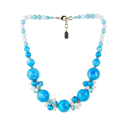 Girocollo in resina e vetri