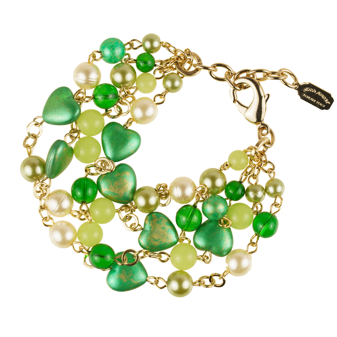 Pulsera de perlas de colores