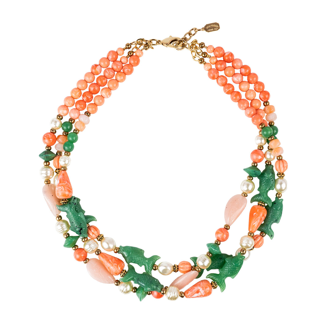 Collana girocollo a tre fili