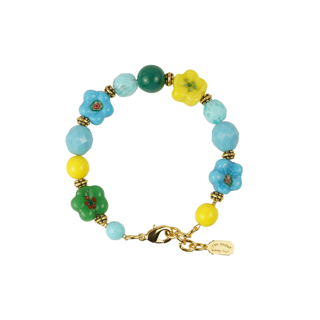 Bracciale in vetro e murrine