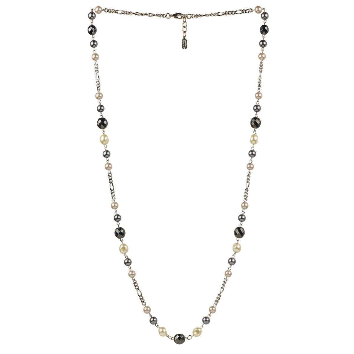 Multi-strand pearl and crystal choker