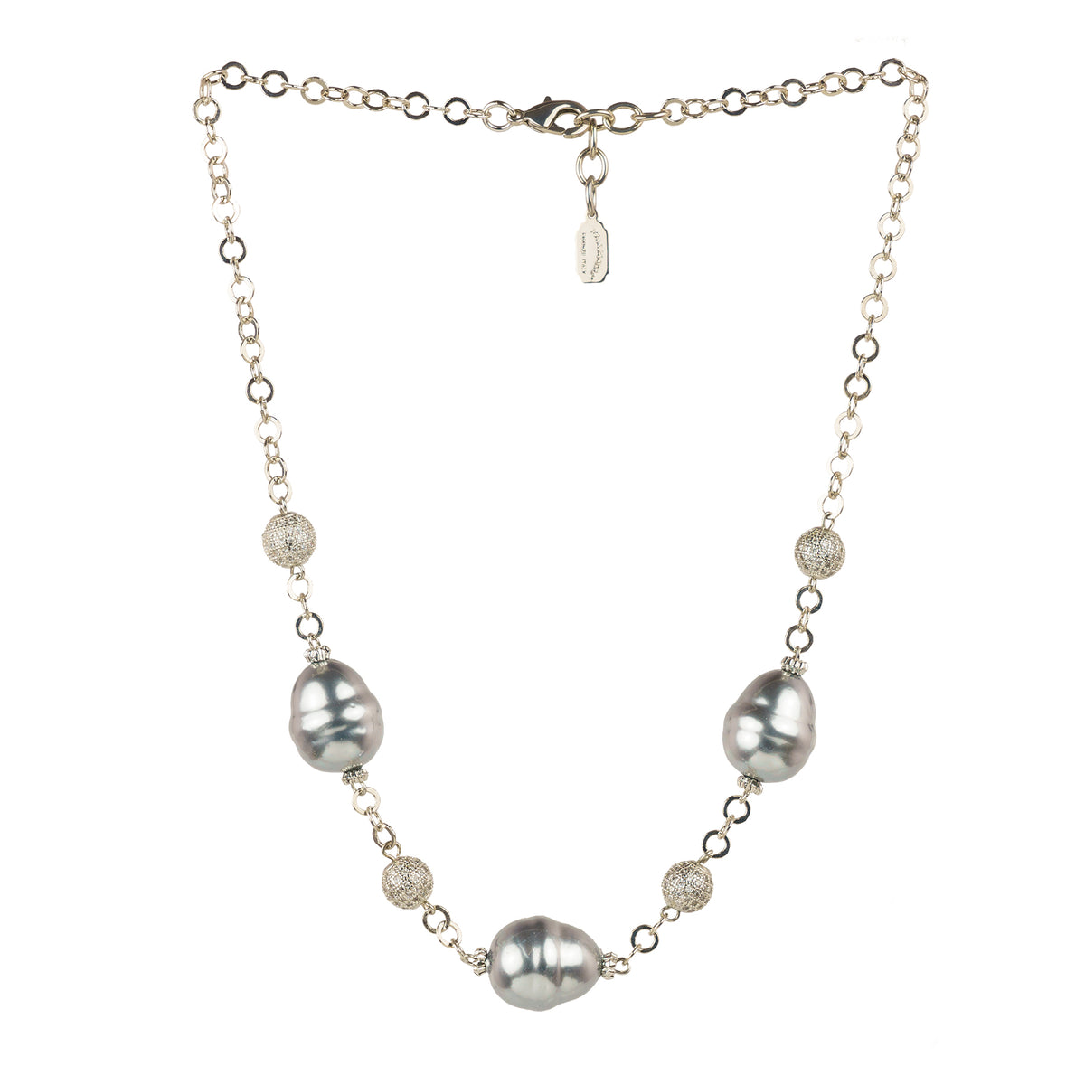 Multi-strand pearl and crystal choker