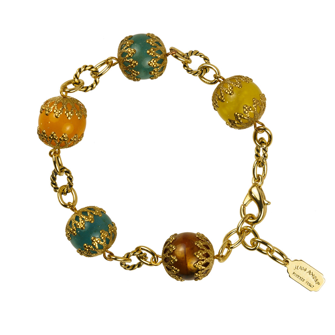 Bracciale in resina multicolore