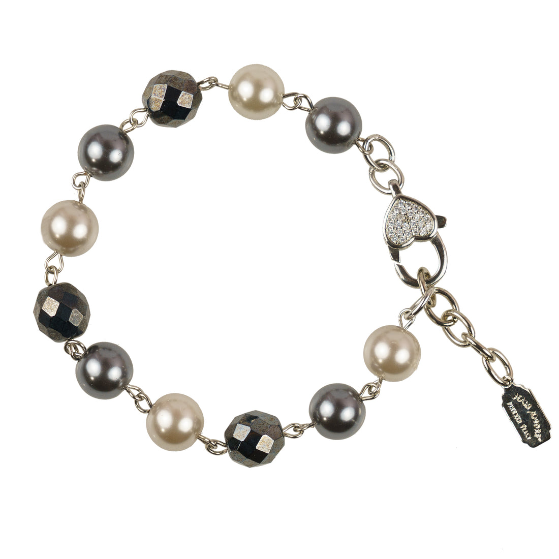 Bracciale in perle e cristalli