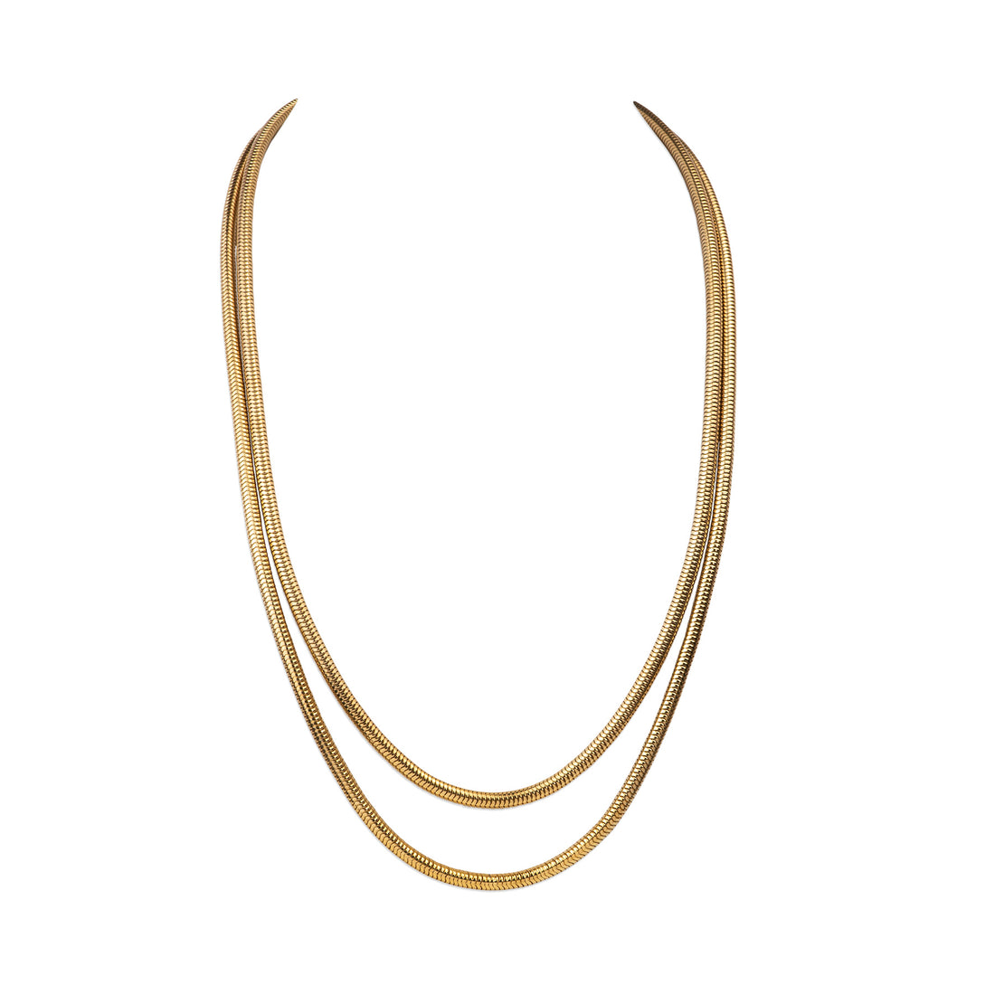 Gargantilla de cadena de dos hilos