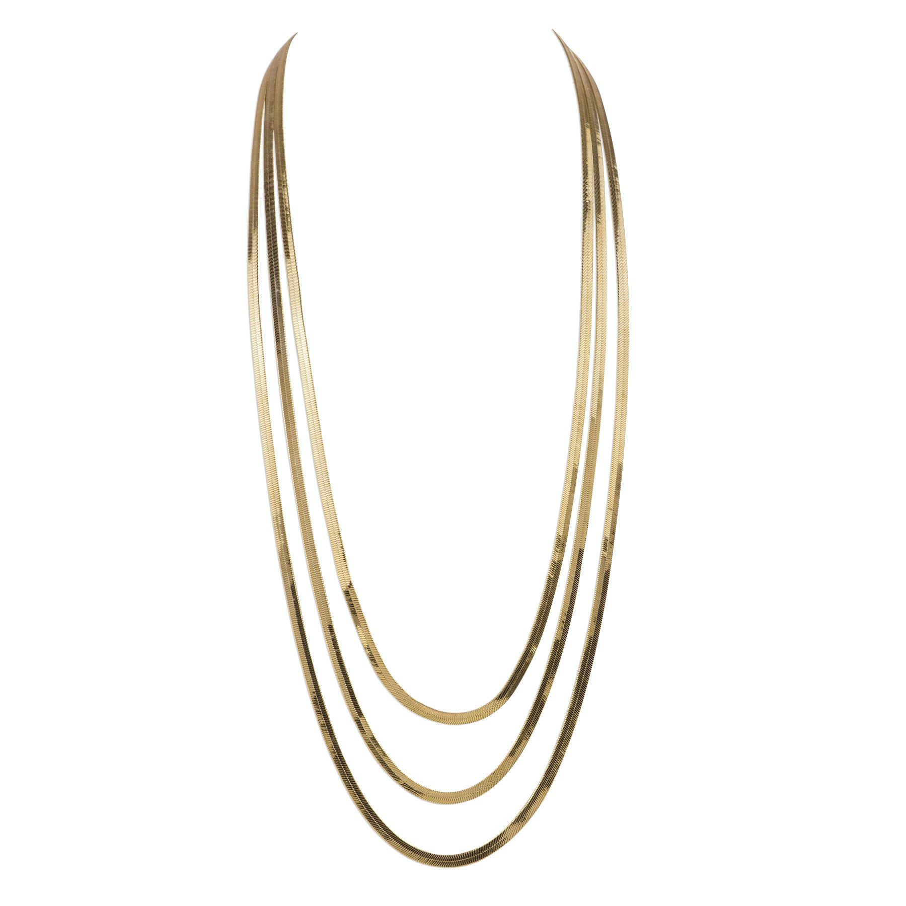Collana A Catena Serpente Piatta RWQIAN Per Donne: Scegli Tra Oro E Argento, Larghezza 3 O 5 Mm E Lunghezza 36-46 Cm