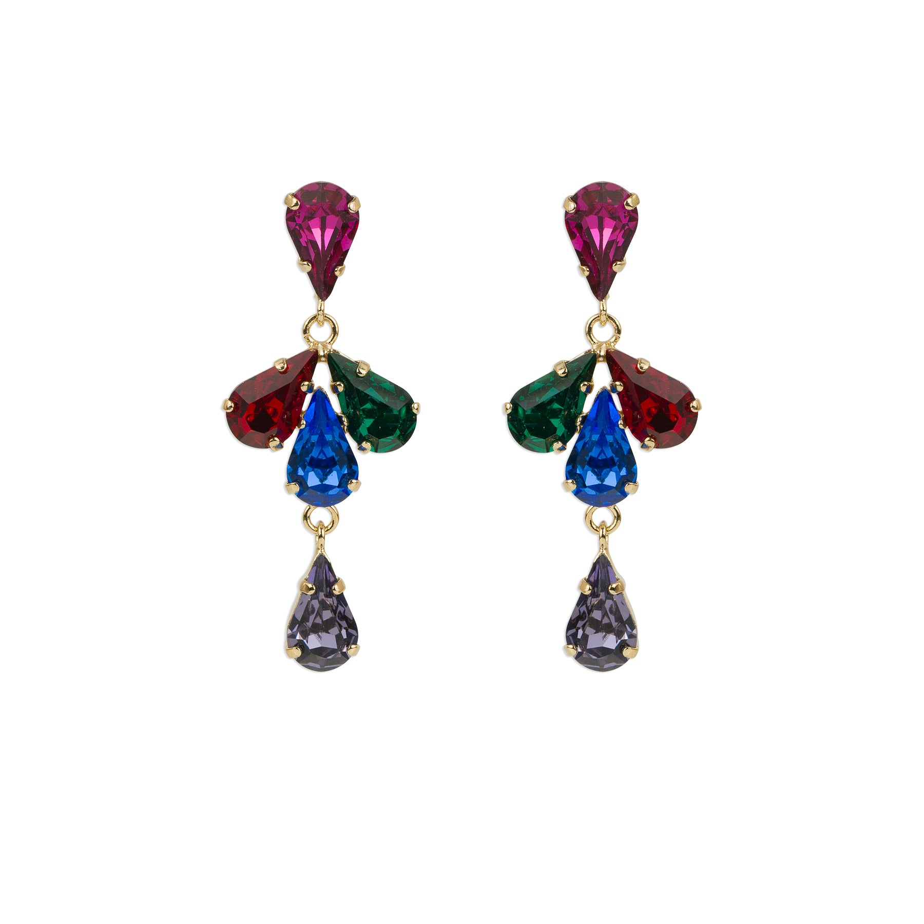 Pendientes 2025 swarovski colgantes