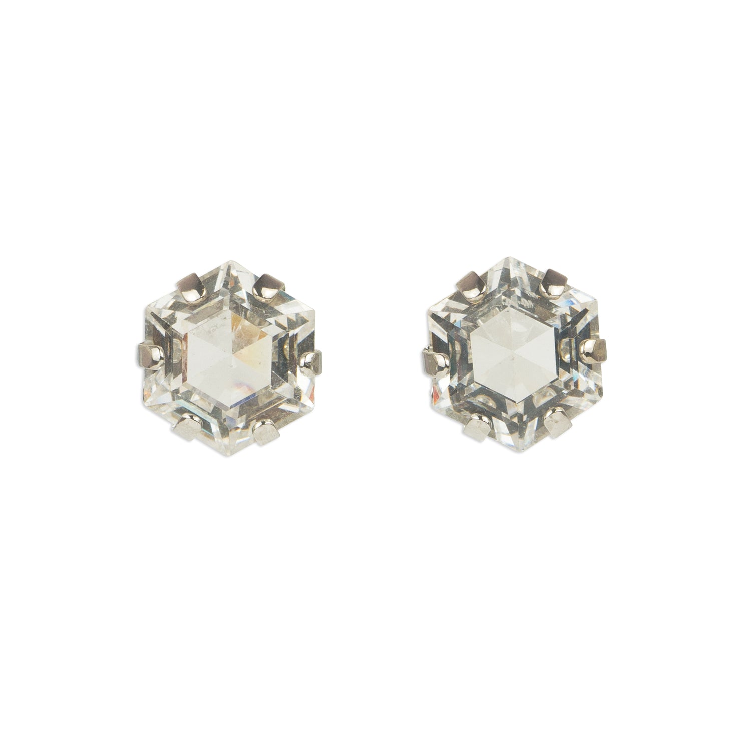 Stud earrings with Swarovski crystal
