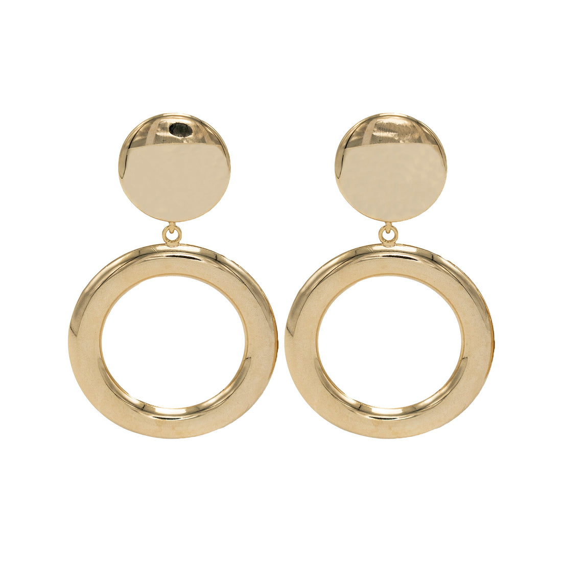Pendientes colgantes de aro
