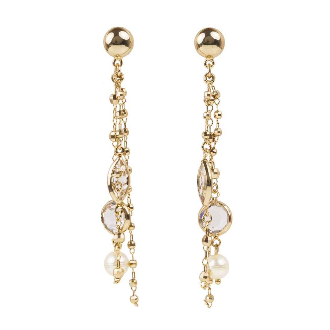 Pearl drop earrings