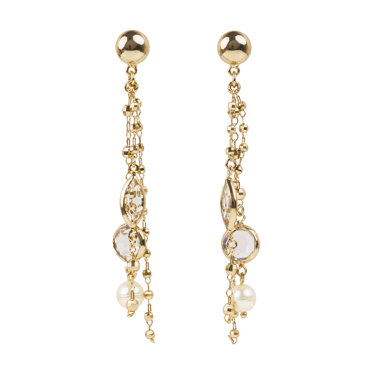 Pearl drop earrings