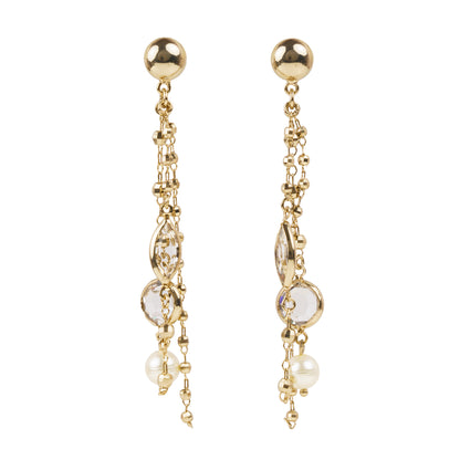 Pearl drop earrings