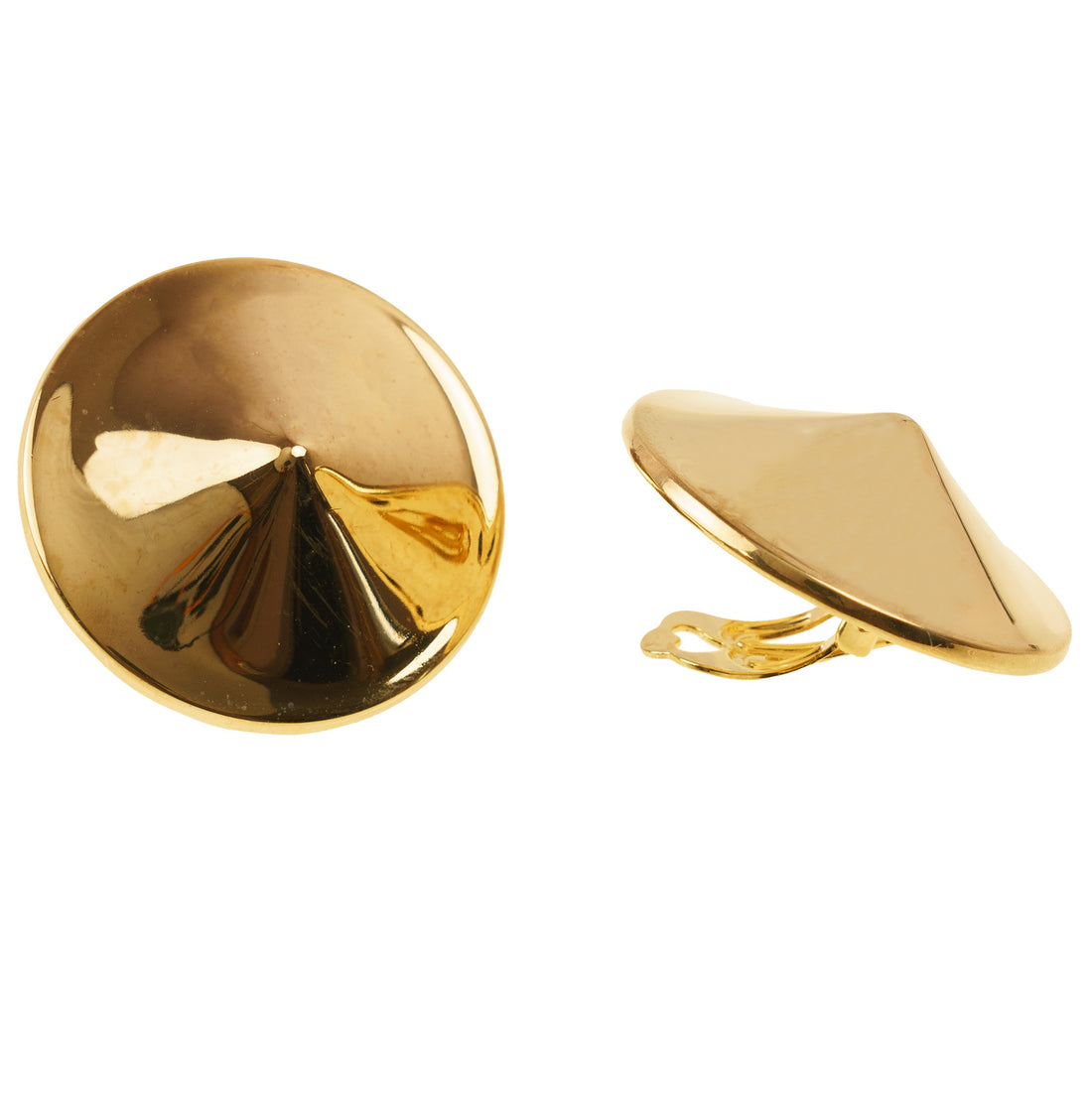 Button earrings