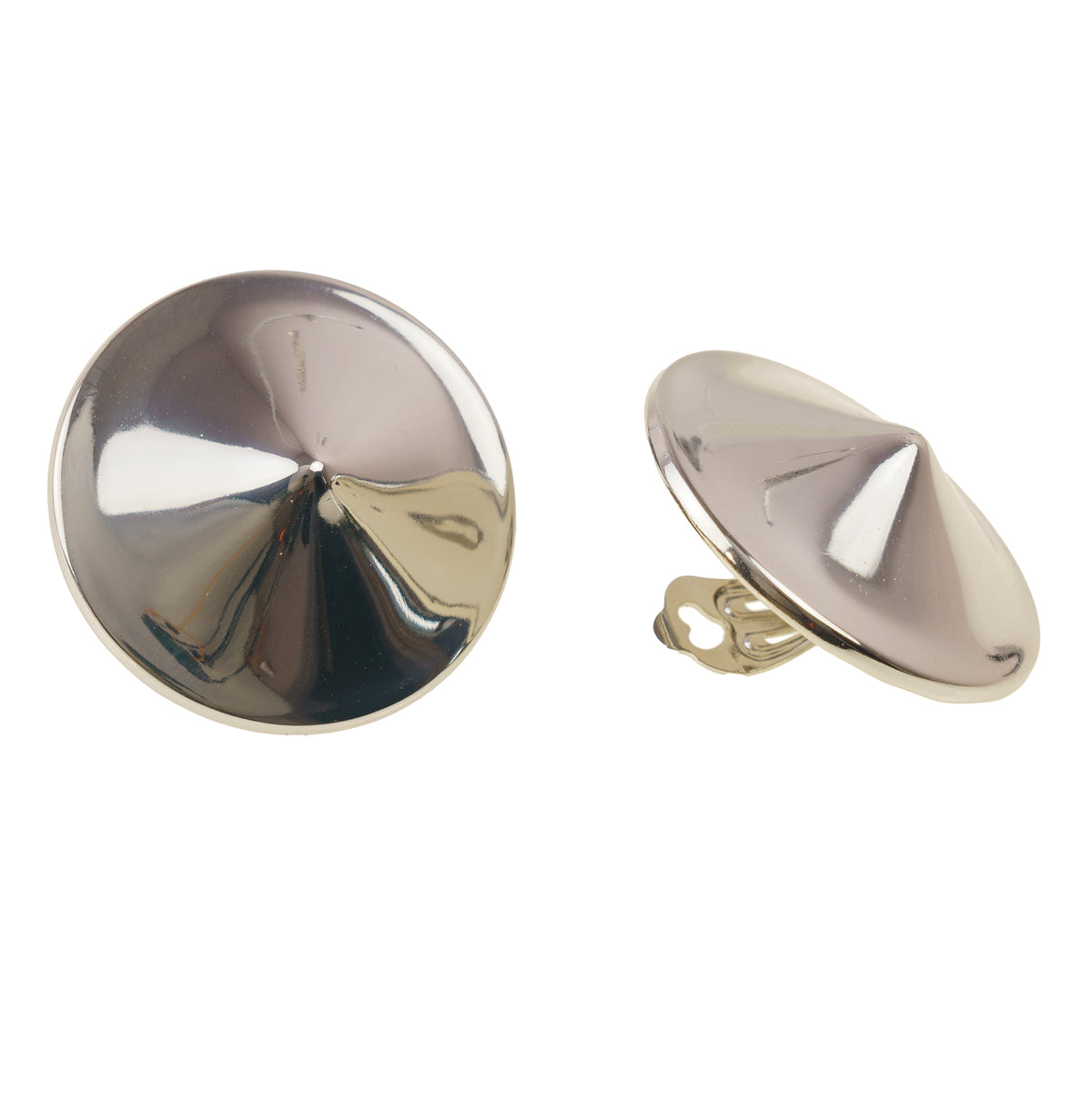 Button earrings