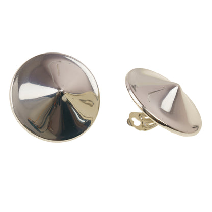 Button earrings